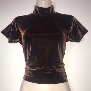 Vintage velvet top